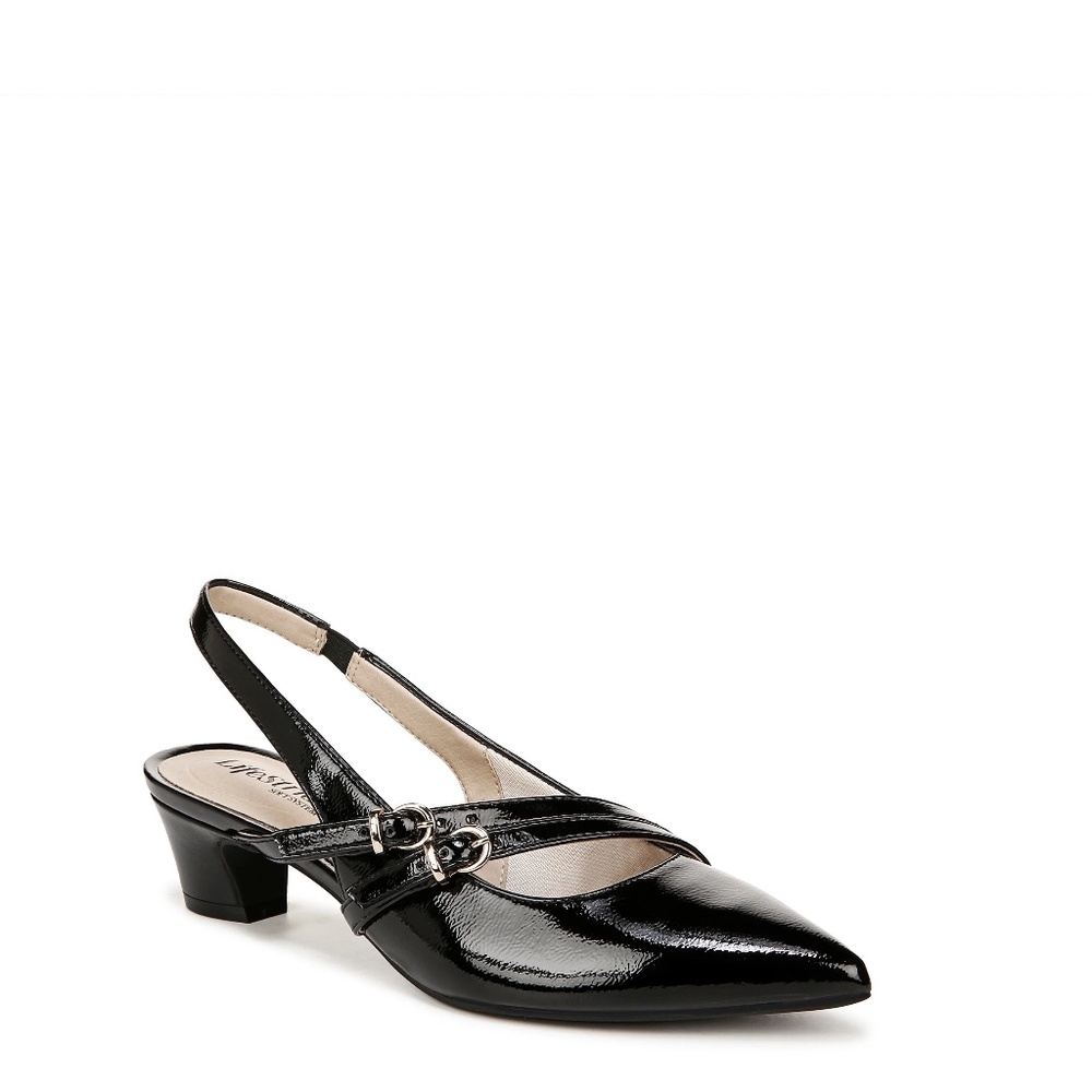 NWOB Elegant Black Slingback Heels